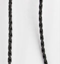 Кожена висулка с лилав Peace