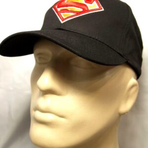 Черна бейзболна шапка Superman с 3D бродерия - Hover Image