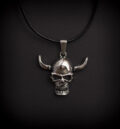 Мъжки медальон с уникален череп Viking
