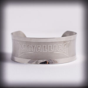 Мъжка гривна на Metallica от стомана