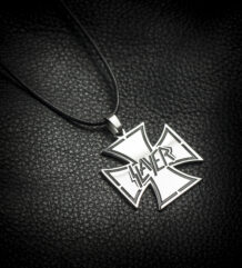 Мъжки медальон на Slayer с кръст