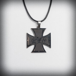 Висулка Slayer железен кръст от медицинска стомана - Hover Image