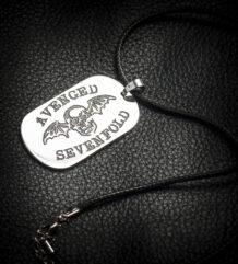Мъжки медальон на Avenged Sevenfold с череп