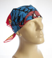 Памучна кърпа за глава Spiderman на манекен
