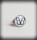 Метална обеца за ухо Black Veil Brides 9.6 мм. с винт