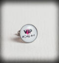 Обеца за ухо VIP Body Art 9.6 мм. с логото на марката