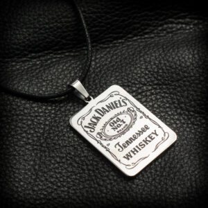 висулка плочка от стомана Jack Daniel's с гравиран етикет