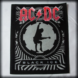Оригинален английски рок гръб AC/DC Black Ice с Ангус Йънг