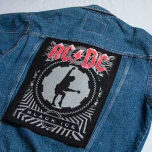 Оригинален рок гръб AC/DC Black Ice за яке или елек - Hover Image