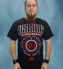 Тениска на Asking Alexandria с глобуса