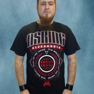 Тениска на Asking Alexandria с глобуса