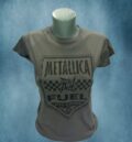 !!!Дамска тениска Metallica Fuel сива