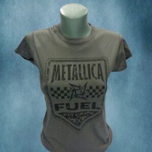 !!!Дамска тениска Metallica Fuel сива