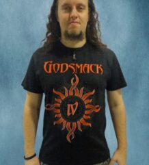 Тениска на Godsmack IV със слънцето