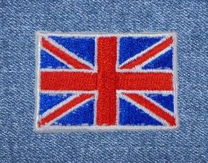 Рок нашивка Union Jack British Flag малко бродирано знаме