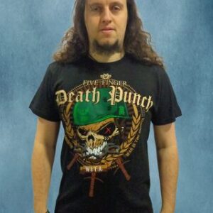 Five Finger Death Punch фланелка с къс ръкав