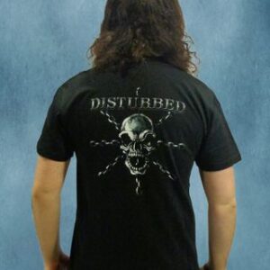 Страхотна тениска на Disturbed с череп - Hover Image