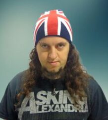 Зимна мъжка шапка Union Jack в синьо с британско знаме