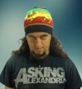 Зимна мъжка шапка Rasta в ямайски цветове с Лъва на Юда