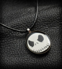 Унисекс медальон Jack Skellington кабошон
