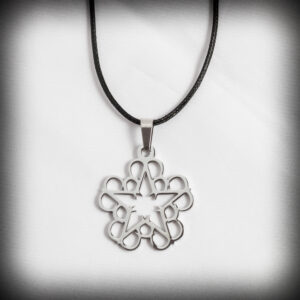Стоманен медальон Black Veil Brides пентаграм - Hover Image