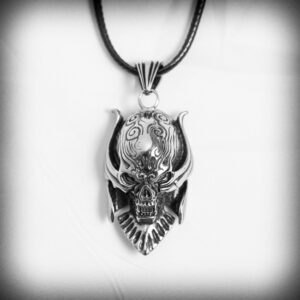 Масивен медальон от стомана с  Викинг - Hover Image