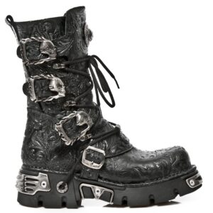 Черни готик кубинки на New Rock 391-S4