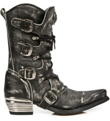 Мъжки ботуши с метален ток New Rock M7993-S3
