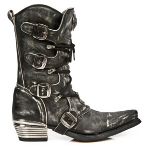 Мъжки ботуши с метален ток New Rock M7993-S3