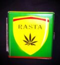 Табакера с тревичка и надпис Rasta