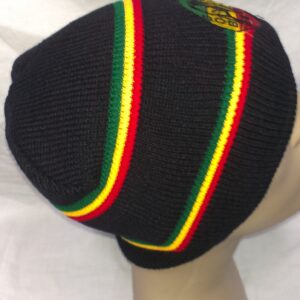Зимна мъжка шапка Rasta с Bob Marley в ямайски цветове - Hover Image