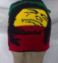 Зимна шапка Bob Marley с ямайски цветове и голям лик