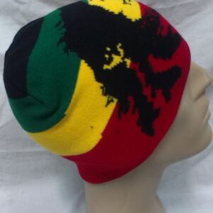 Зимна мъжка шапка Bob Marley в ямайски цветове - Hover Image