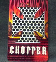 Гриндер карта с кръст и надпис Chopper