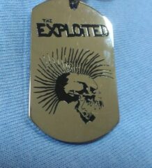 Милитари плочка на Exploited от стомана