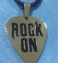 Рокаджийски медальон с надпис " ROCK ON "