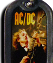 Медальон с алуминиева плочка на AC/DC