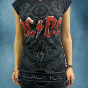 !!!Дамска туника на AC/DC "Black Ice"