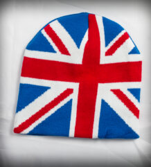 Зимна мъжка шапка с дизайн на Британското знаме Union Jack