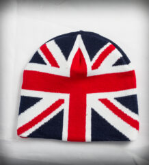 Зимна мъжка шапка с британския флаг Union Jack