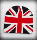 Зимна мъжка шапка с Британското знаме Union Jack синя