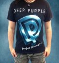 Тениска на Deep Purple с логото в синьо
