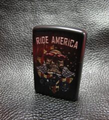 Рокерска запалка - Ride America черна