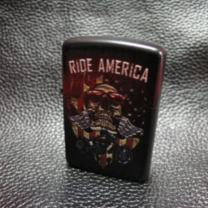 Рокерска запалка - Ride America черна
