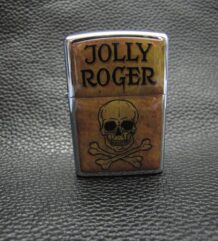 Уникална сива запалка с Jolly Roger