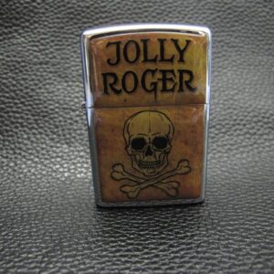 Уникална сива запалка с Jolly Roger