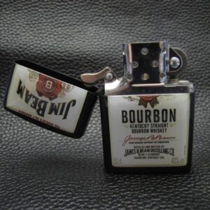 Уникална черна запалка на Jim Beam - Hover Image