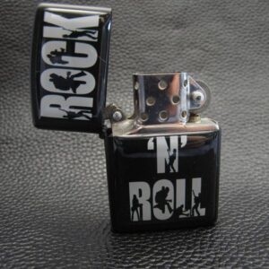 Страхотна запалка с надпис Rock N Roll - Hover Image
