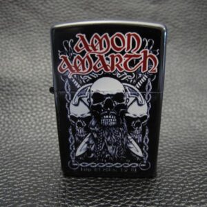 Уникална запалка на Amon Amarth с черепи