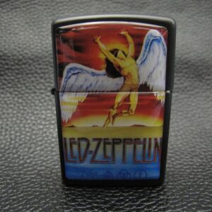 Черна запалка на Led Zeppelin с ангела
